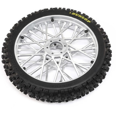 Losi kolo s pneu Dunlop MX53 přední, disk chrom: PM-MX