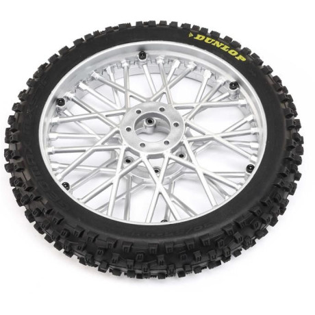Losi kolo s pneu Dunlop MX53 přední, disk chrom: PM-MX
