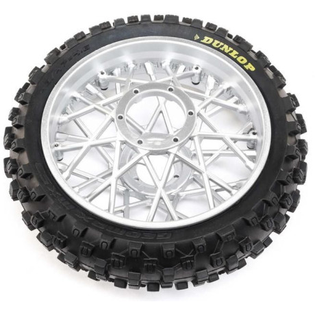 Losi kolo s pneu Dunlop MX53 zadní, disk chrom: PM-MX