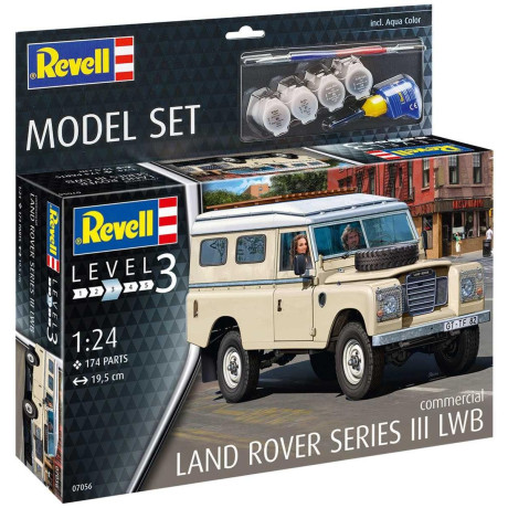 ModelSet auto 67056 - Land Rover Series III LWB (commercial) (1:24)