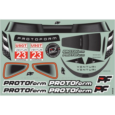 PROTOform karosérie 1:10 Venturi GT 190mm