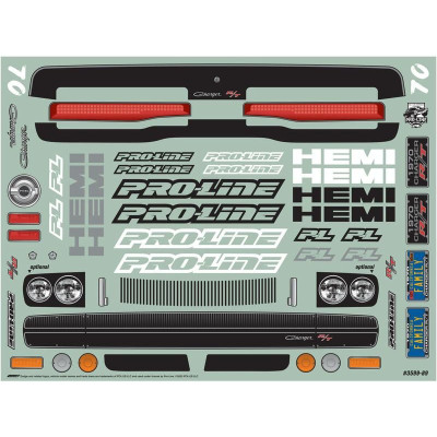 Pro-Line karosérie 1:10 1970 Dodge Charger: Drag Car