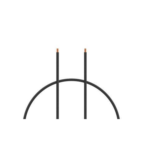 Kabel silikon 1.5mm2 1m (černý)