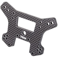 Tuning alkatrész Traxxas Sledge 1:8 4WD TQi RC autó modellekhez: első lengéscsillapító torony karbon 5mm vastag. A Traxxas szénszálas tartozékok a szuper high-tech technológiának köszönhetően csökkentik az autó súlyát.