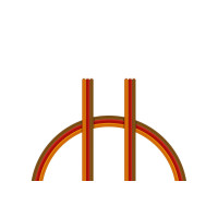 Lapos, vastag háromvezetékes kábel JR színekben (barna/piros/narancs) PVC szigeteléssel, 0,25 mm2 vezető-keresztmetszettel. Nagy rugalmasságú, 65 sodrott szál 0,07 mm, külső méret 1,5x4,8 mm, max. 48 V, 5 A. Németországban készült. Az ár 1 méterre értendő.