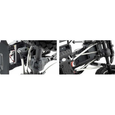 DEFIER V2 1/10 sada 2,4GHz, Červená