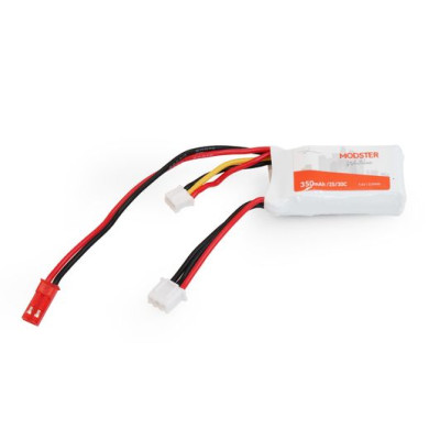 MODSTER LiPo Pack 2S 7.4V 350 mAh 30C (HPR) MODSTER WhiteLine