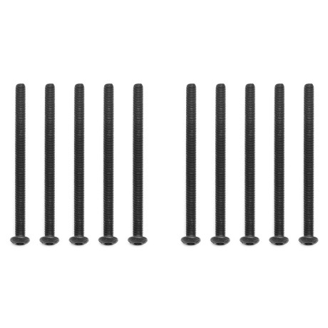 M3x45mm šroub s imbusouvou čočkovitou hlavou, 10ks.