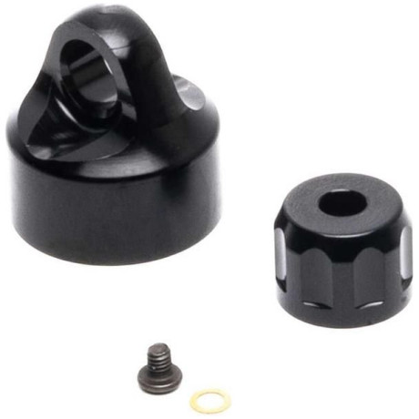 Losi krytka tlumiče černá, hliník, sada: PM-MX