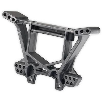 Traxxas věž zadních tlumičů HD šedá (pro NO9080)