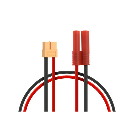 XT60 Nabíjecí kabel Gold 4mm s domečkem