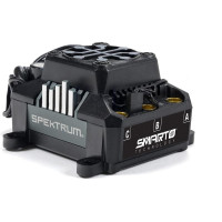 A Spektrum Smart Firma 160A V2 3S - 8S Black Edition vezérlő alumínium hűtőbordával és ventilátorral tökéletes áttekintést nyújt a tápegység állapotáról. Telemetrián keresztül valós idejű sebesség, hőmérséklet, akkumulátorfeszültség és kapacitás áll rendelkezésére, további érzékelők nélkül! 