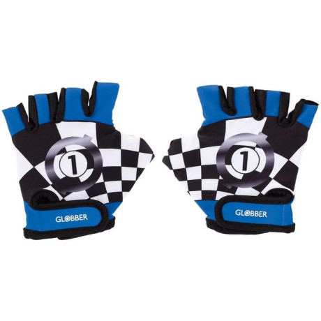 Globber - Dětské ochranné rukavičky XS Racing Blue
