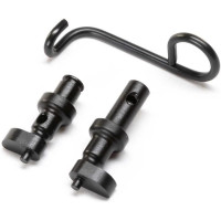 Cserealkatrész TLR futóműhöz, átalakító készlet állítható hosszúságú 8X 2.0 - féktárcsákkal, szűrőfelakasztóval.