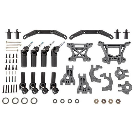 Traxxas sada podvozku tunigová HD šedá