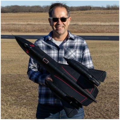 E-flite SR-71 Blackbird 0.96m AS3X SAFE Select BNF Basic