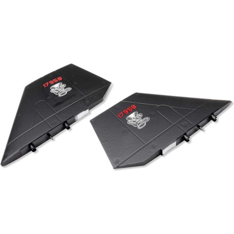 E-flite směrovky černé: SR-71 0.96m