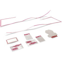 Pótalkatrész RC modell repülőgéphez E-flite SR-71 Blackbird 0.96m: matricák.