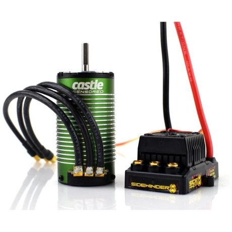Castle motor 1515 2200ot/V V2 sensored, reg. Sidewinder 8