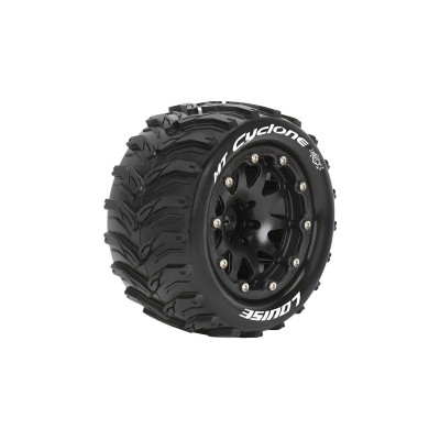 MT-CYCLONE SOFT 1/10 1/2 offset 12mm hex Black Bead-Lock Rims