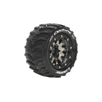 Komplett kerekek 1/10-es monster truck-hoz. Száraz, de különösen nedves útfelületre alkalmas gumiabroncsok, de igazából minden felületre használhatók. Hátsó tengelyes felnik Traxxas Stampede, Rustler 2WD és HPI Savage SX modellekhez.