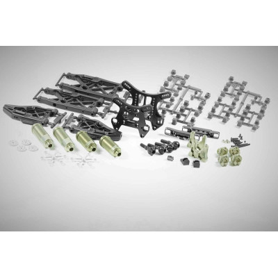 SWORKz S35-4 1/8 4WD stavebnice + MS2022 konverzní sada + OS SPEED B21 ADAM DRAKE 3 Combo