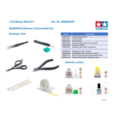 Tamiya Nissan Silvia K's 1/24