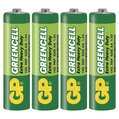 Zinko-chloridová batéria GP Greencell R6 (AA)