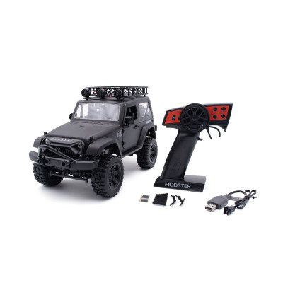 MODSTER XCross Country Elektro Brushed Crawler 4WD 1:14 RTR čierna matná