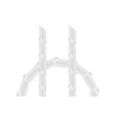 Spirálová bužírka 5x3,7 mm transparentní 20m