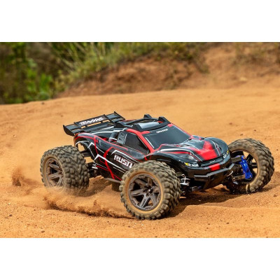 Traxxas Rustler 1:10 2BL 4WD RTR červený