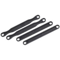 Traxxas fekete műanyag összekötő rúd (készlet) - elöl és hátul. Tömör műanyag összekötő rudak 1:10-es RC autó modellekhez.