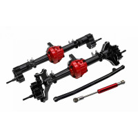 Gyárilag összeszerelt fém portáltengelyek 285-313 mm tengelytávú modellekhez.