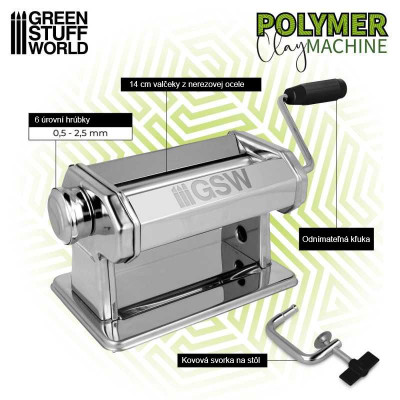 Polymer clay Machine / Lis na polymer
