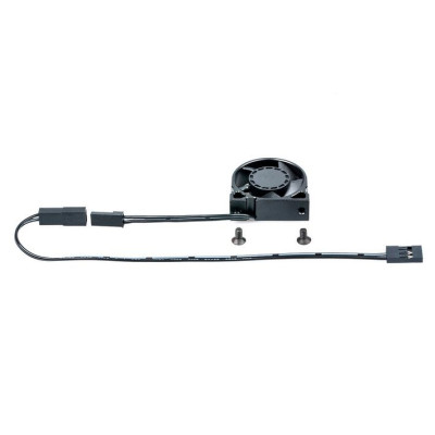 WorksTeam hliníkový větráček V2 30x30x10mm pro E-motory - 3,7-8,4V, konektor pro přijímač