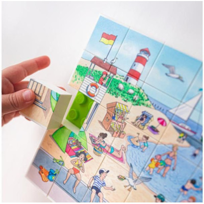 HUBELINO Puzzle - Dovolená na pláži