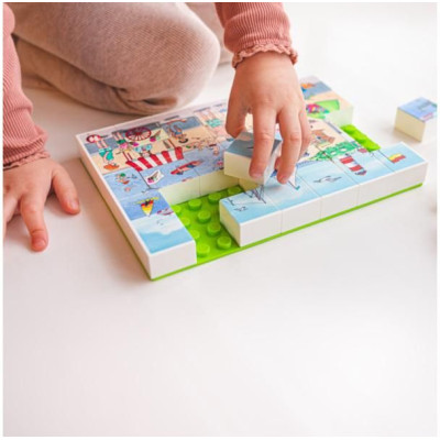 HUBELINO Puzzle - Dovolená na pláži