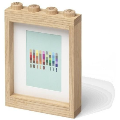 LEGO Wood dřevěný rámeček na obrázky dub