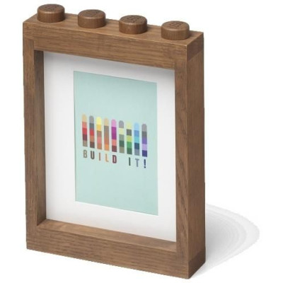 LEGO Wood dřevěný rámeček na obrázky dub tmavý