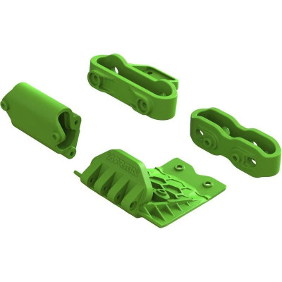 Arrma spodní lyžina, držák nárazníku, zelené