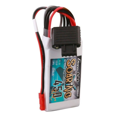 Gens ace G-Tech Soaring 450mAh 11.1V 30C 3S1P Lipo Battery Pack with JST-SYP Plug