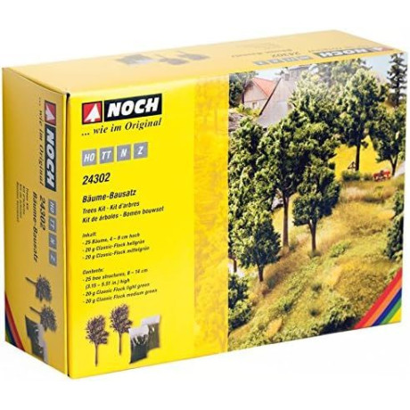 Set na tvorbu stromov, výška stromov 4 - 8 cm - 25ks