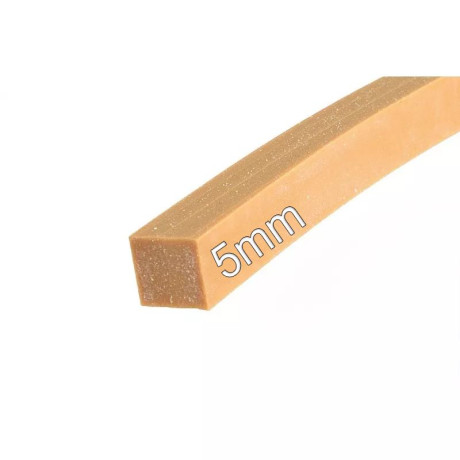 Guma 5x5 hranatá 1 meter