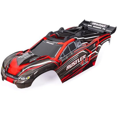 Traxxas karosérie Rustler 4X4 červená