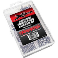 Traxxas rozsdamentes acél csavarok készlete RC X-Maxx modellautóhoz. Frissítse fel modelljének csavarjait rozsdamentesre a hosszú távú teljesítmény érdekében nedves körülmények között. A csavarkészletet egy praktikus dobozba csomagoltuk, rekeszekkel és címkével a könnyű azonosítás érdekében. 