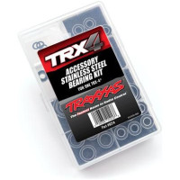 Traxxas rozsdamentes acél golyóscsapágy készlet TRX-4 RC autó modellekhez. Frissítse fel modellje csapágyait rozsdamentes acélra a hosszú távú teljesítmény érdekében nedves körülmények között. A csapágykészletet egy rekeszekkel és azonosító címkével ellátott dobozba csomagolták.