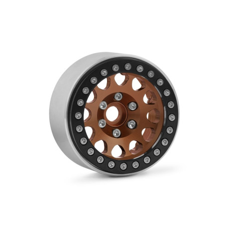 1.9'' Hliníkové beadlock disky pro 1/10 crawler/expedice bronzové - 2 ks