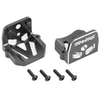 Tuning alkatrész a Traxxas X-Maxx, XRT RC modellekhez: 6061-T6-os alumínium motorágy, szürke eloxált (elöl és hátul).