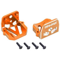 Tuning alkatrész a Traxxas X-Maxx, XRT RC modellekhez: 6061-T6-os alumínium motorágy, narancssárga eloxált (elöl és hátul).