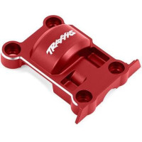 Tuning alkatrész a Traxxas X-Maxx, XRT RC modellekhez: váltófedél alumínium 6061-T6, piros eloxált.